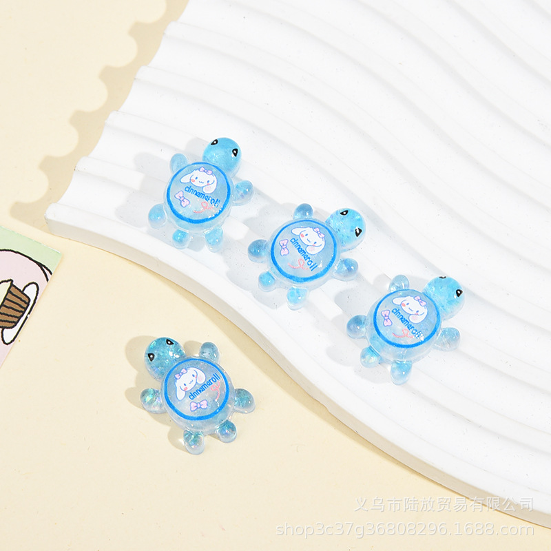 Mini decoración de tortuga, tortuga, cara a cara, campeón de tortuga luminoso, la misma artesanía de resina, regalo de moda