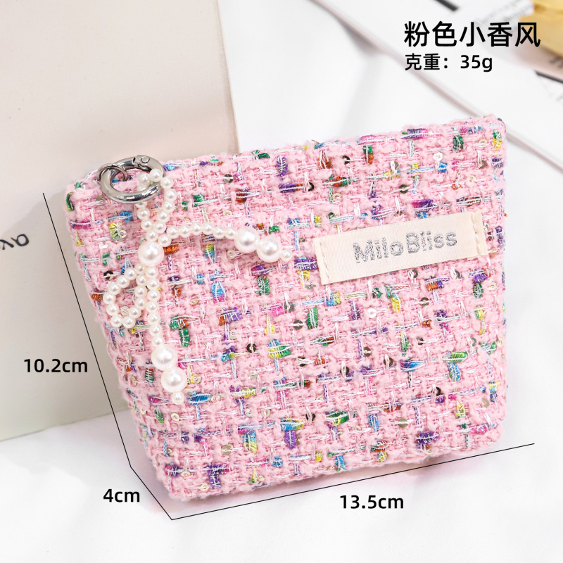 クロスボーダー新しいスタイルのかわいい小銭入れ小さなバッグ女性用化粧品バッグポータブルミニコイン収納袋|undefined