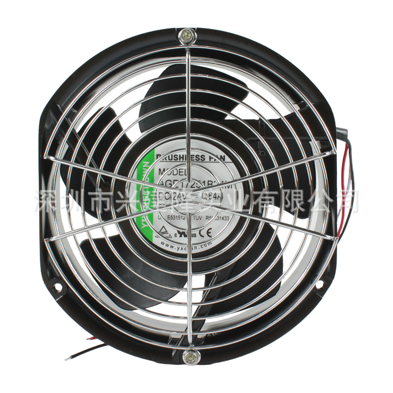 YiXingCrownƷ��17251��Բ��DC24V 4000ת��ҵ���豸ֱ��ɢ�ȷ���