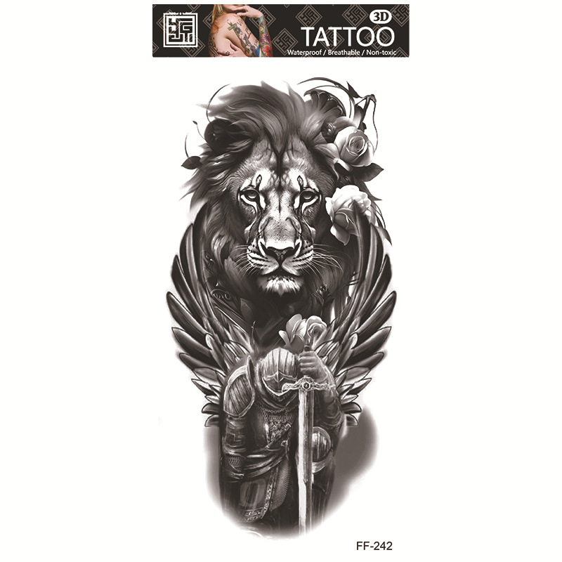 Tatuajes Temporales Impermeables de Papel de Transferencia al Agua para Cuerpo Entero image 48