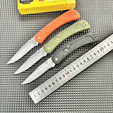 跨境热销巴克110塑料柄户外折刀 口袋刀露营防身小刀便携刀折叠刀