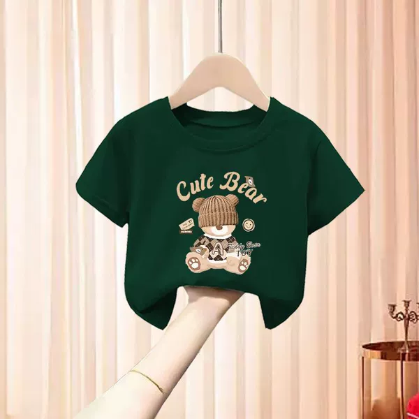 Hat bear dark green t