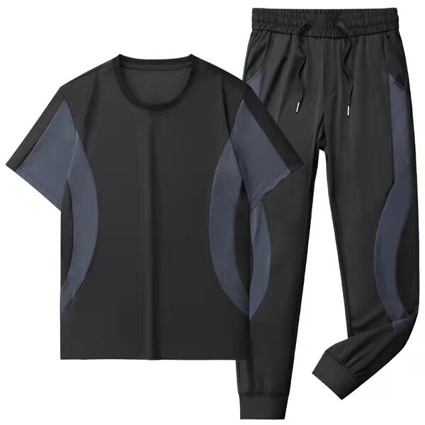 Men's silky summer sports universal sports suit for leisure