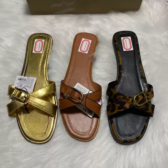 ZA Women's 2025 New Arrival Summer Flat Roman Sandals Ladies Fashion Cross-Strap Buckle Decoration
