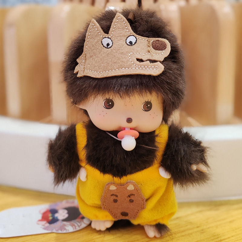 Monchic mengqiqi15CM pequeño vestido muñeca de felpa colgante bolso colgante producto transfronterizo buen producto nuevo producto