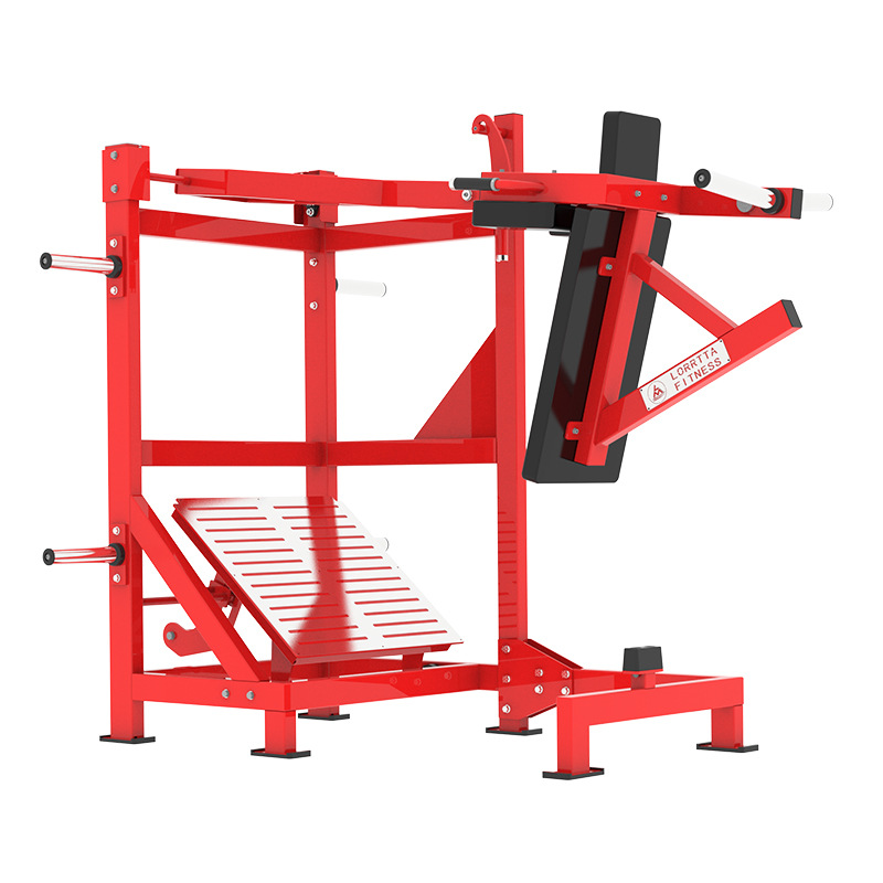 Equipo de fitness comercial Lang Ming Dispositivo de entrenamiento de sentadillas de péndulo Equipo de entrenamiento de piernas profesional de gimnasio Juego completo de sentadillas Hack
