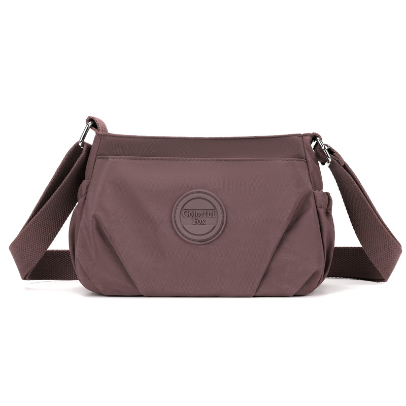 Bunte Fuchs frauen neue schulter Koreanische version modische casual crossbody plissee wasserdichte nylon tasche_voghion.com
