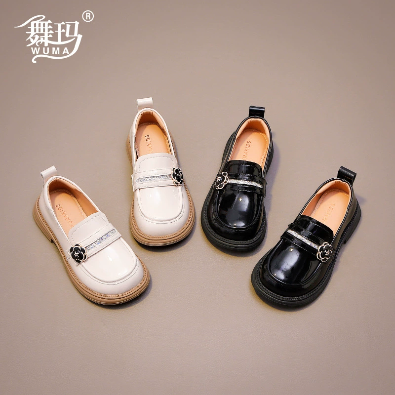 WUMA Footwear — детские туфли принцессы на осень, кожаные, натуральная кожа, элегантные и удобные