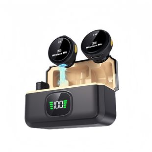 Cross-border Q8 wireless collar clip microphone one drag two outdoor mobile phone live photography radio dedicated button microphone