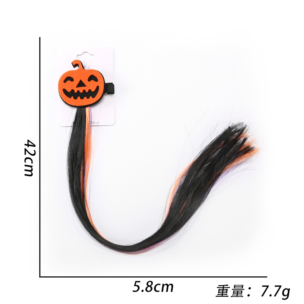 Halloween horquilla de pelo flotante-calabaza