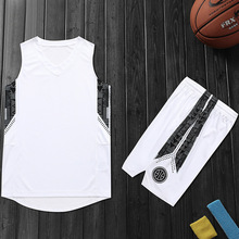 高端篮球服批发篮球服套装男球衣队服加厚速干面料透气2023新款