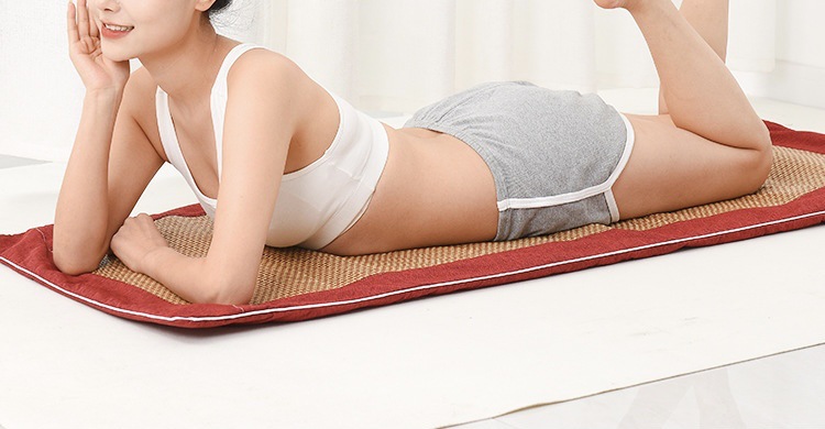 Mugwort Moxibustion Mat Cooling Summer Sleeping Pad 150x60cm Breathable Ai Cao Body Mat overview
