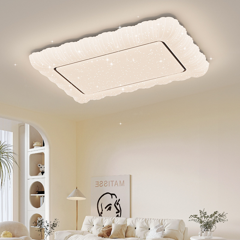 Espectro completo nueva lámpara de techo LED dormitorio redondo rectangular sala de estar moderna atmósfera simple comedor lámpara de estudio
