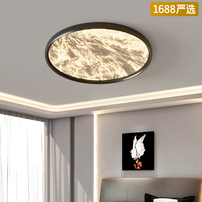 [Selección estricta] lámpara de techo italiana 2025 nuevo espectro completo ultra delgado minimalista de alto nivel nubes de niebla lámpara de habitación principal
