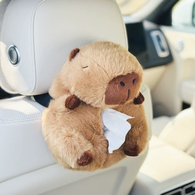 Car Interior Decoration Hanging Creative | Car tissue box/set - kapibala-tissue-paper-doll-style