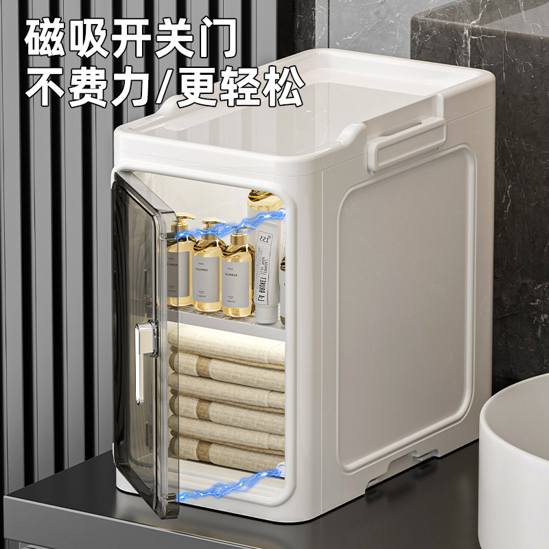 轻奢夹缝收纳柜卫生间多层夹缝柜可移动折叠收纳柜跨境厨房储物柜|undefined