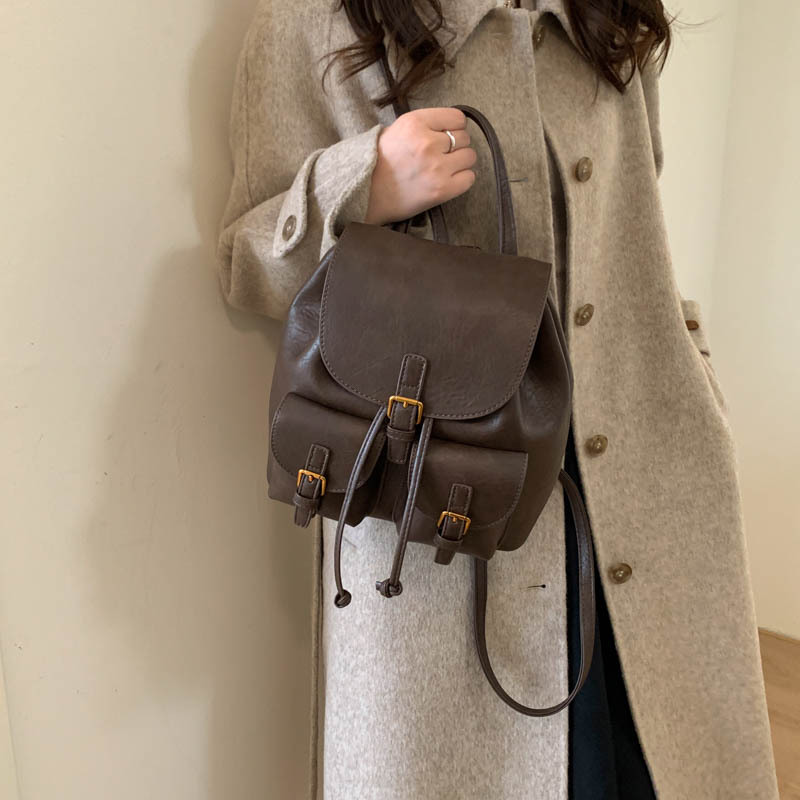 Mochila de moda para mujeres de viaje, mochila de clase de estilo universitario, 2025 nueva mochila de viaje coreana