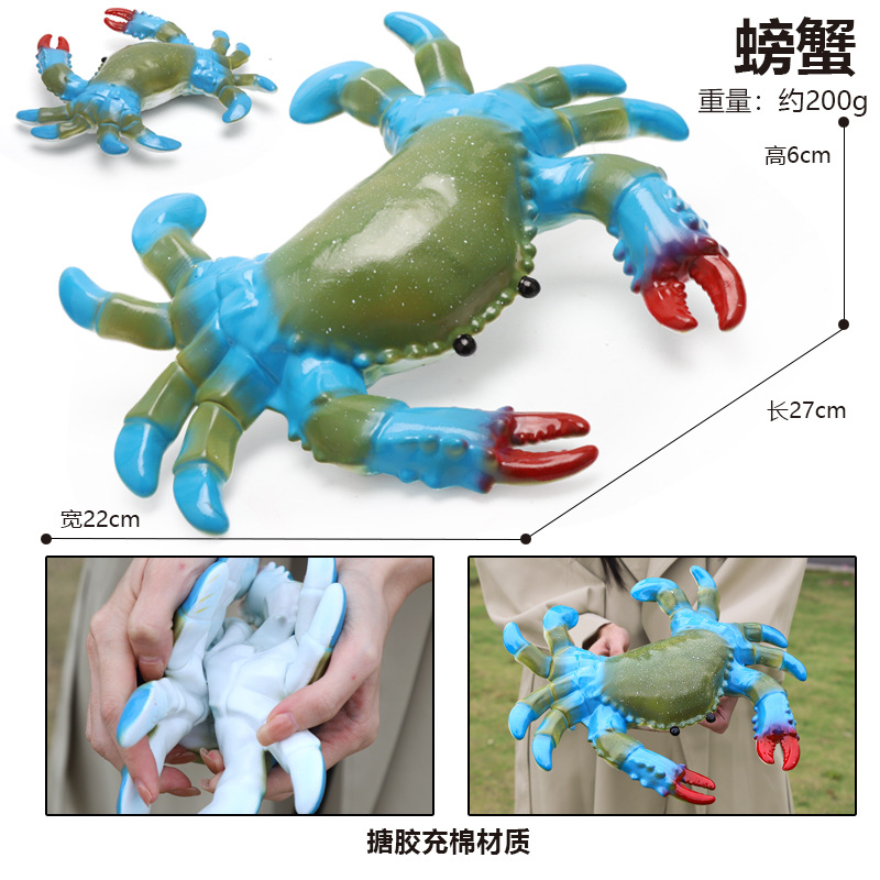 Dolphin, animales marinos, grandes juguetes de tiburón, juguetes de goma suave de simulación, juguetes para niños, modelos de ballenas del mundo submarino al por mayor