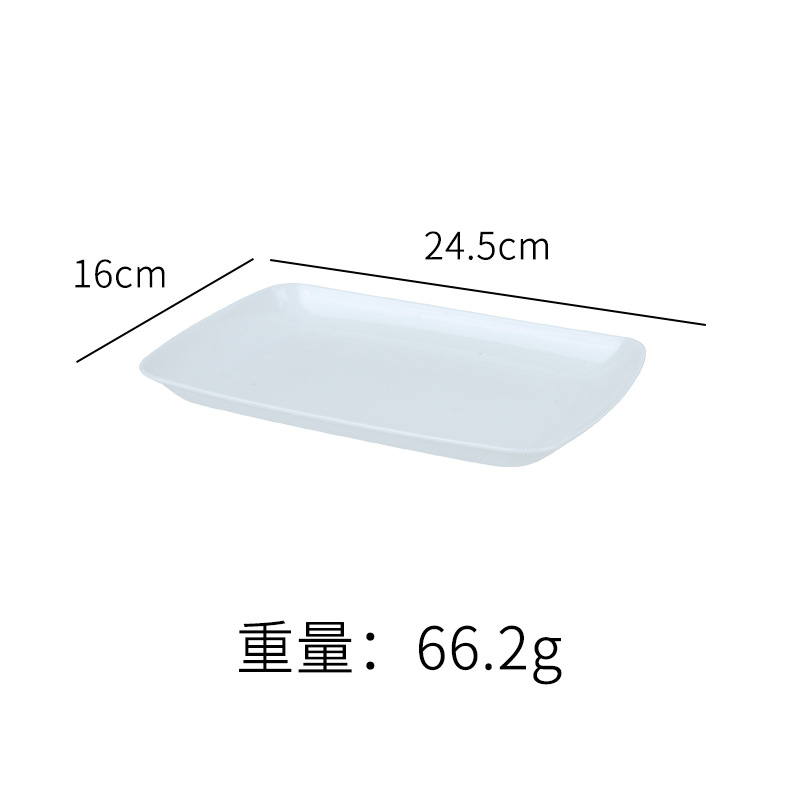 Plato especial para plato de salchicha de porcelana, plato de bocadillos rectangular, plato de parrilla, platos de platos, platos comerciales al por mayor