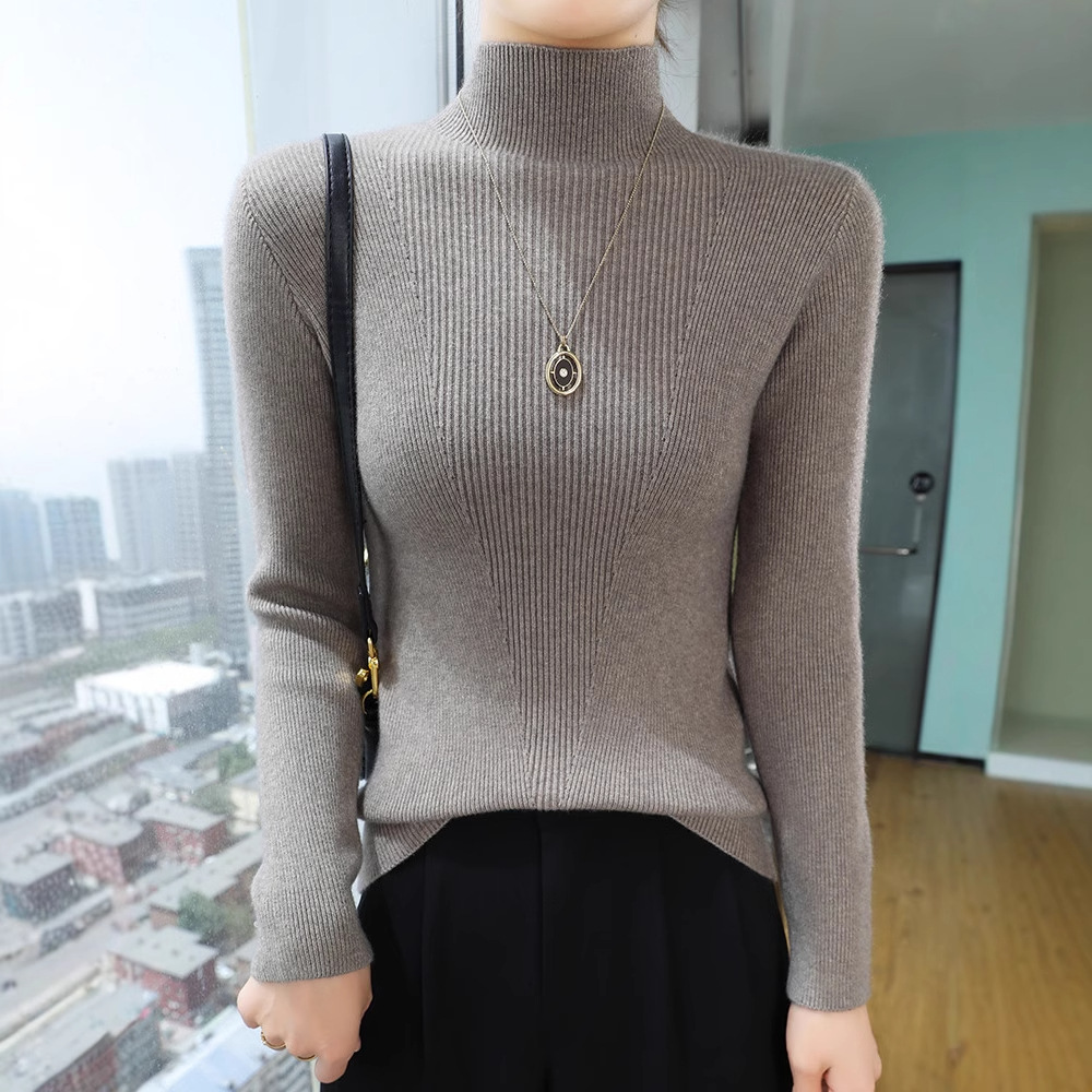 Woolen base body-friendly winter keep warm knitted sweater