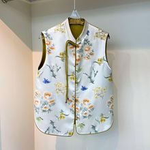 重工押注！卖高端代理拍！！真丝+人丝+醋酸高端双面穿马甲上衣