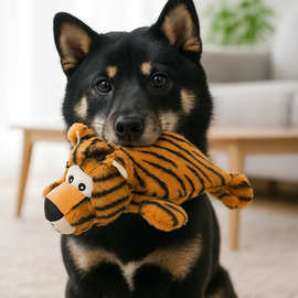 宠物狗狗毛绒发声玩偶豹子大型犬解压泄愤训练互动磨牙洁齿玩具