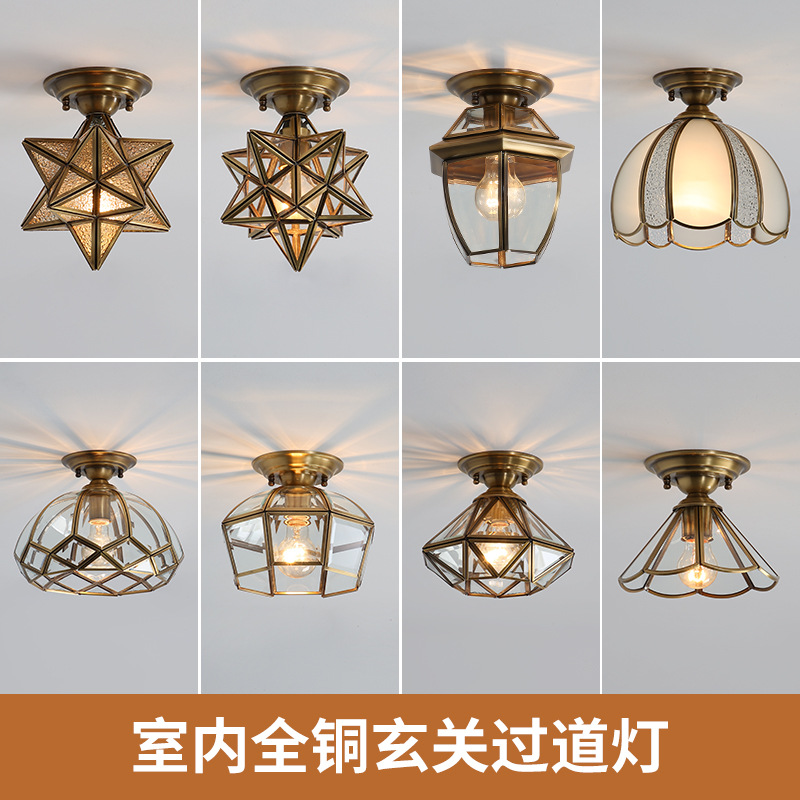 Yida Lighting Aisle Light Star Corridor Light Home Balcony Entrance Ceiling Light Internet Celebrity Cloakroom Light Other Rooms