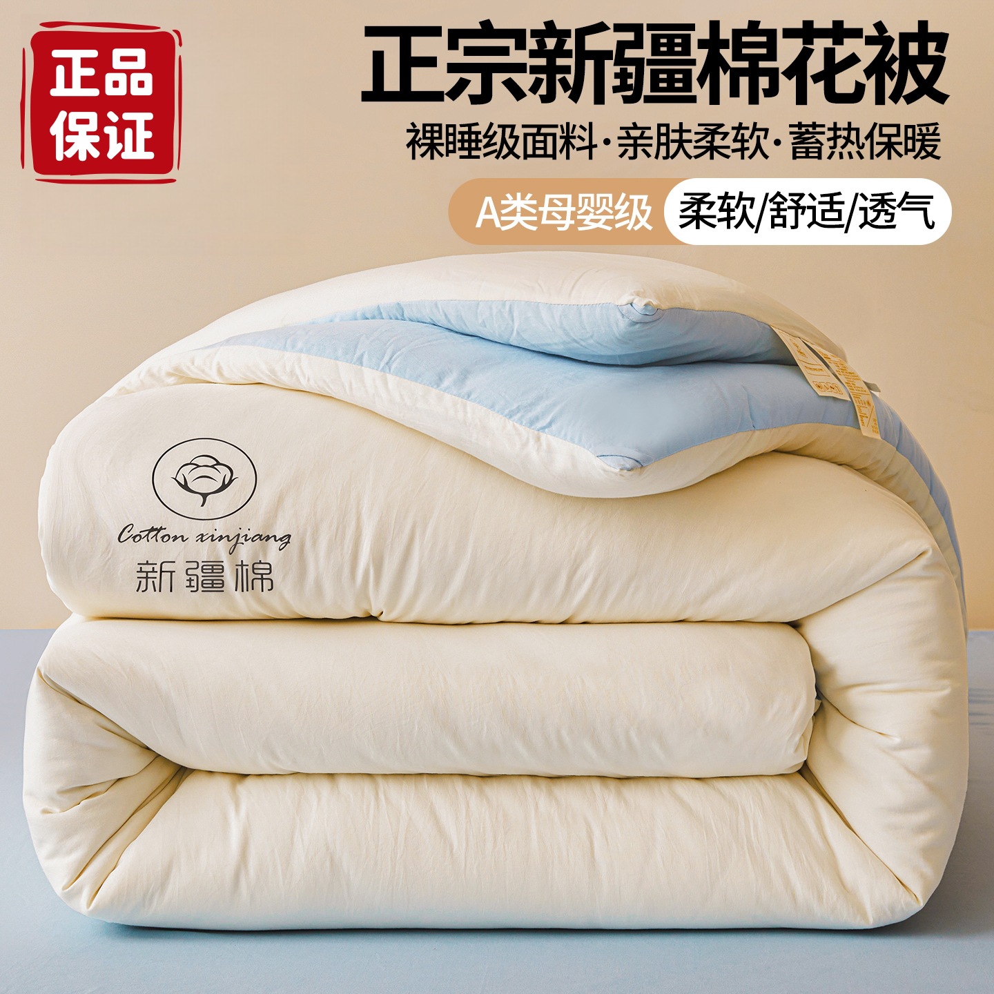 Class a Xinjiang Pure Cotton Quilt Core Autumn and Winter Quilt Cotton Batting Thickeneded Warm Student Dormitory Spring & Fall Quilt