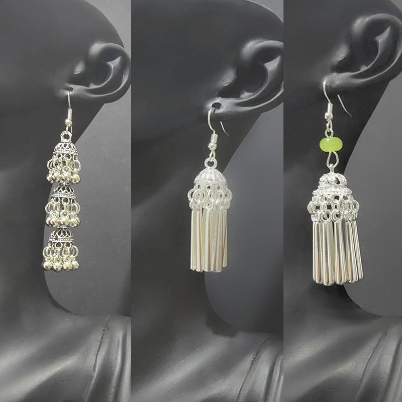 民族风耳环灯笼铃铛耳坠网红小众新中式耳环汉服唐装古装景区配饰