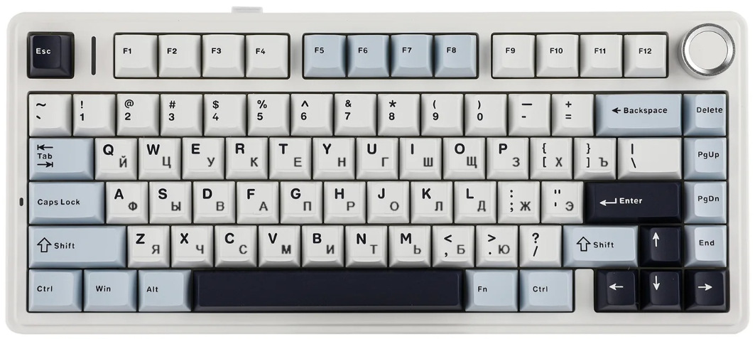 (AULA) Tarantula F75 inalámbrica tres modos personalizados teclado mecánico de la estructura de la junta de los deportes Bluetooth en caliente