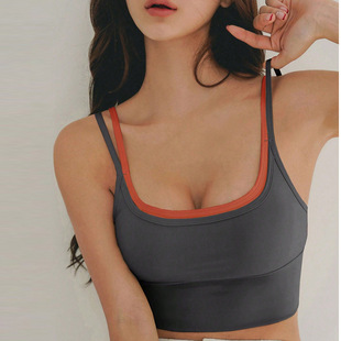 Cross-Border Hot-Selling Sports Bra for Women, Nude-Feel, Beautiful Back, Anti-Sagging, Fitness Sports Bra, Shock-Proof Running Yoga Vest