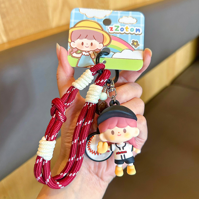 Offizieller Schreibtischkönig, Traumtagebuch, Schlüsselanhänger, Cartoon-Puppe, Mädchen, exquisiter Rucksack-Anhänger_voghion.com