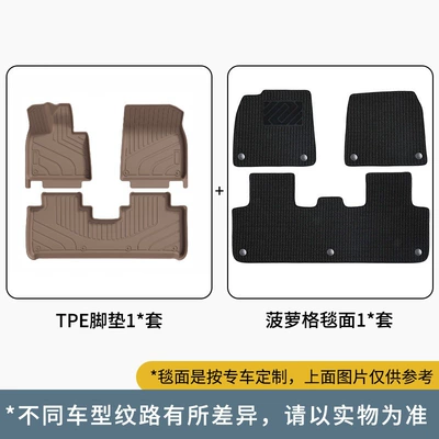 Mats, Trunk Mat, Dropshipping Available — Modelə uyğun ayaqaltı - ideal-brown-double-layer-foot-pad-elbow-wire