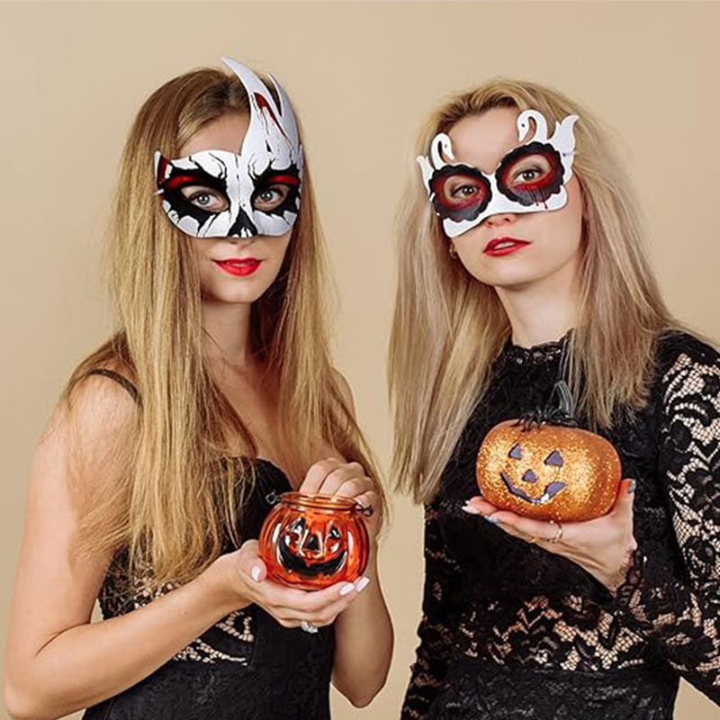 Amazon Venta caliente accesorios de máscara en blanco papel blanco pulpa pintado a mano jardín de infantes niños material didáctico de graffiti hecho a mano