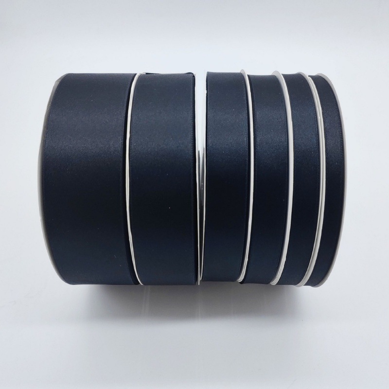 algodón negro poliestéril poliestéril algodón doble cara color correa bolsas de prendas de vestir adornamiento de cabello cinta arco accesorios cinta en stock lote