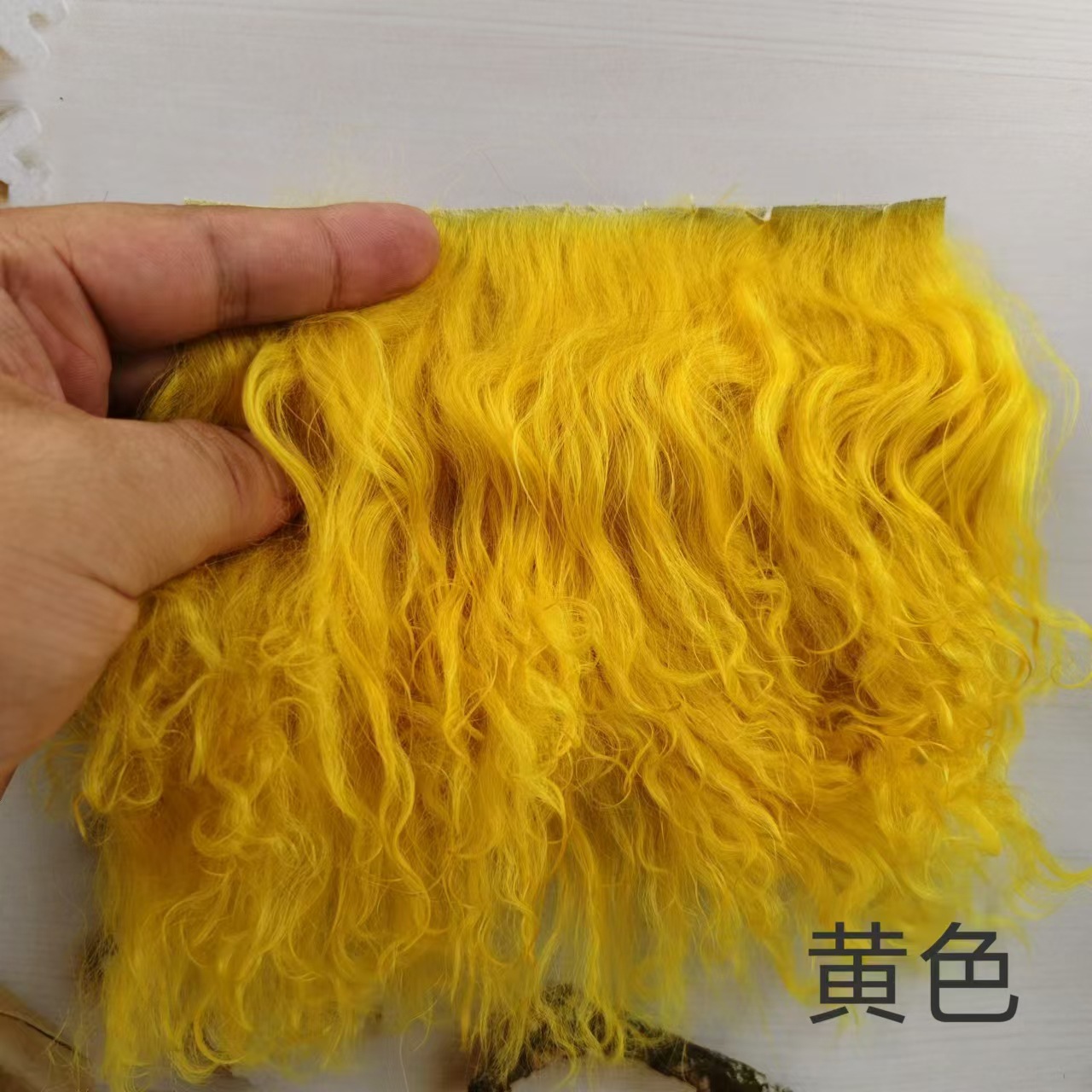 Alta calidad tan lana pelo fila bjd belleza nudo cerdo monstruo soldado monstruo ob11 Gao Ke Er multicolor 6 puntos bebé peluca