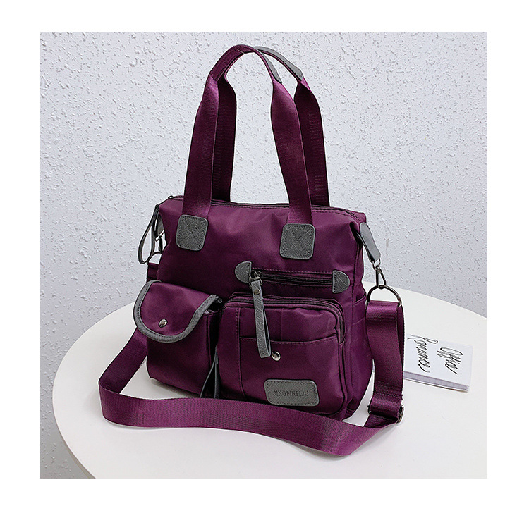 2021 nuevo comercio exterior europeo y americano bolso de mujer moda señora bolso de la momia impermeable nylon Oxford tela de gran capacidad bolso de hombro