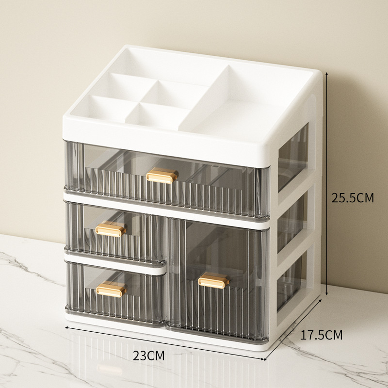 흰색 회색 + 3개 레이어(대형 드로 1개 + 작은 드로 2개 + 수직 드로 1개 + 분할 그리드