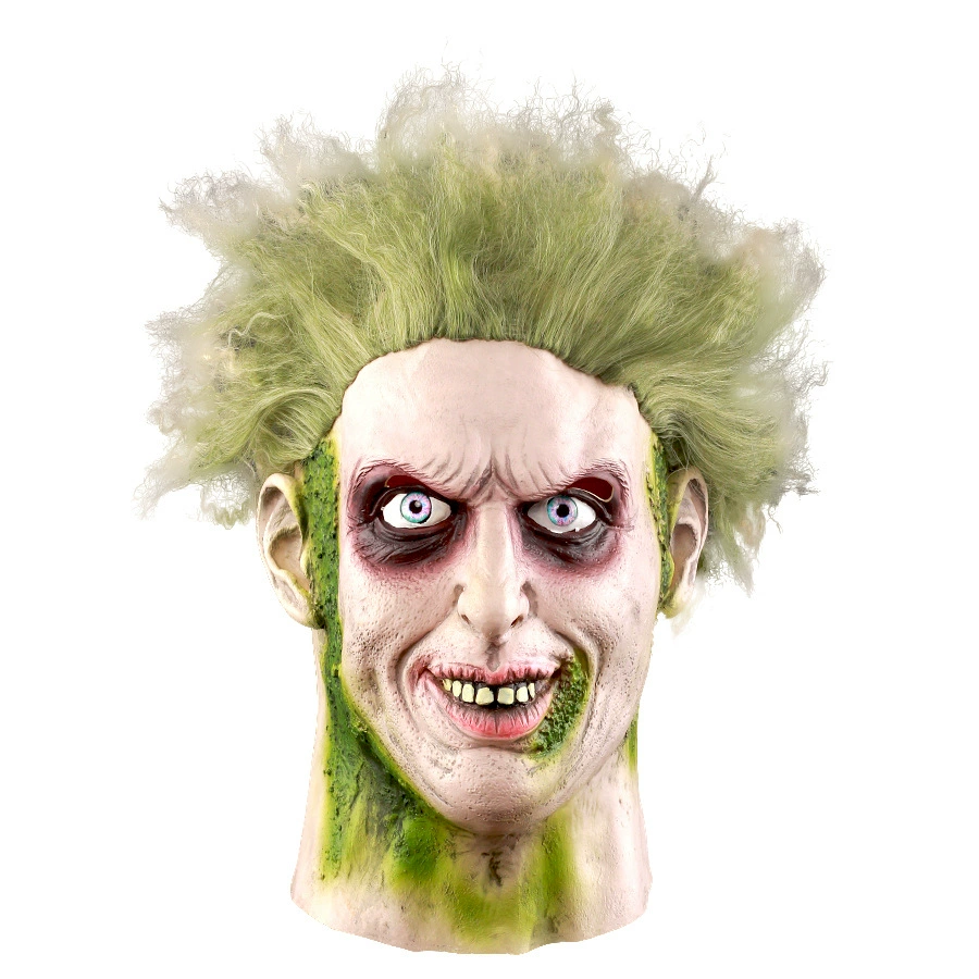 Маска Архимага на Хэллоуин с париком, BeetleJuice (Майкл Китон) парик