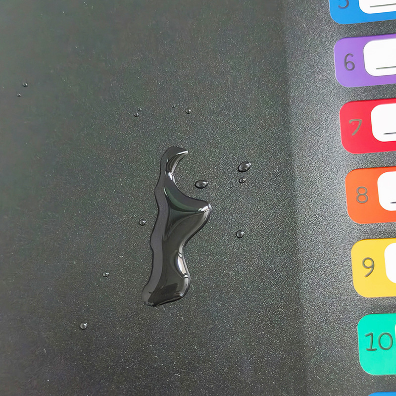 Carpeta multicapa A4 libro de datos blanco carpeta de papel de prueba de estudiante arco iris página de clasificación pp carpeta de archivo carpeta de caso