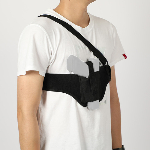 Outdoor CS Combat Gun Holster Diving Material Invisible Tactical Pistol Holster Amazon Gun Holster Chest Holster