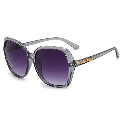 New 2024 Square Frame Sunglasses for Women, European and American Style, Diamond Accents, Fashionable, Cross-Border Trade Version Sunglasses