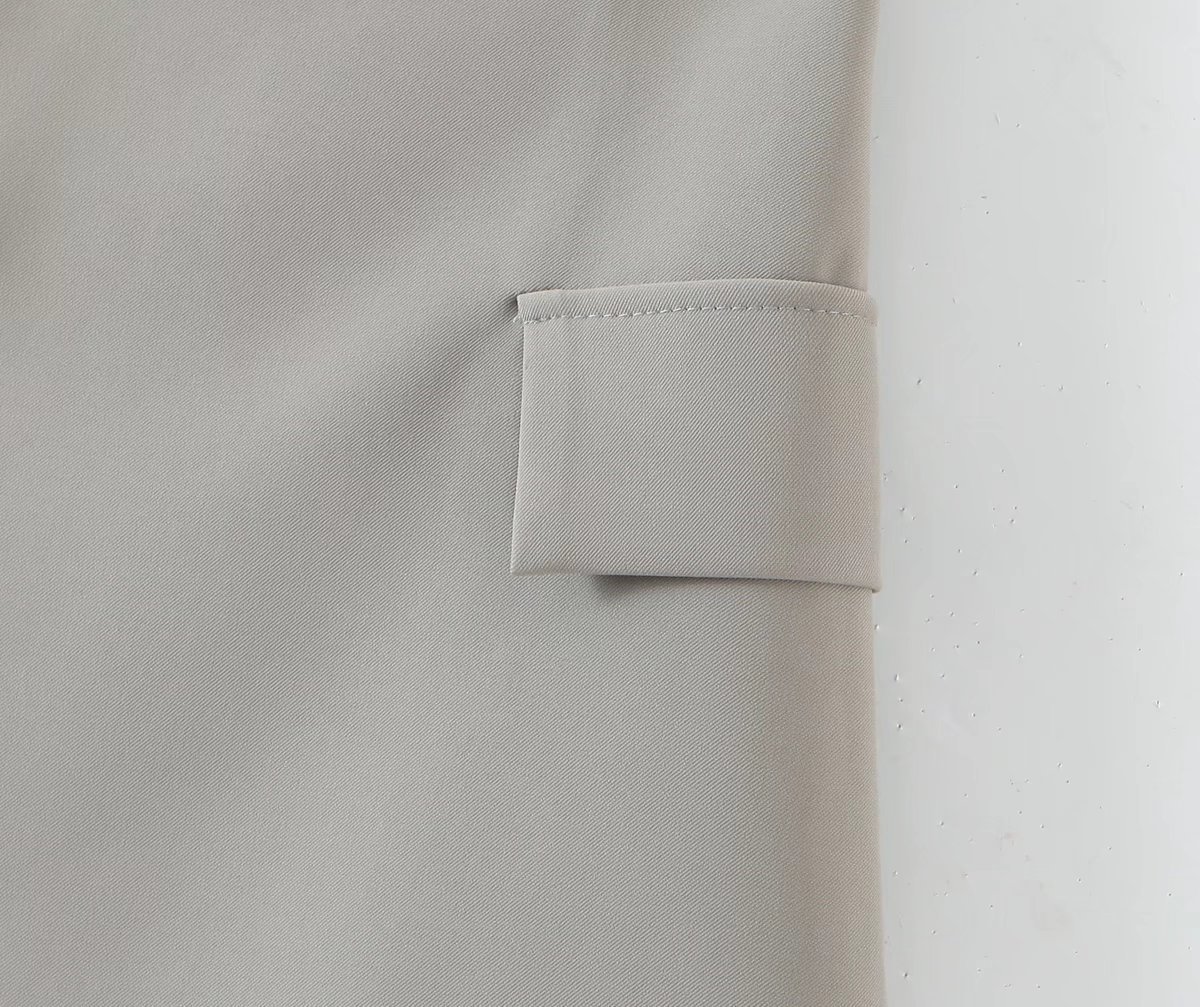 2022 New Women's Wear Autumn/Winter Gray Temperament Commuting Suit Set_voghion.com