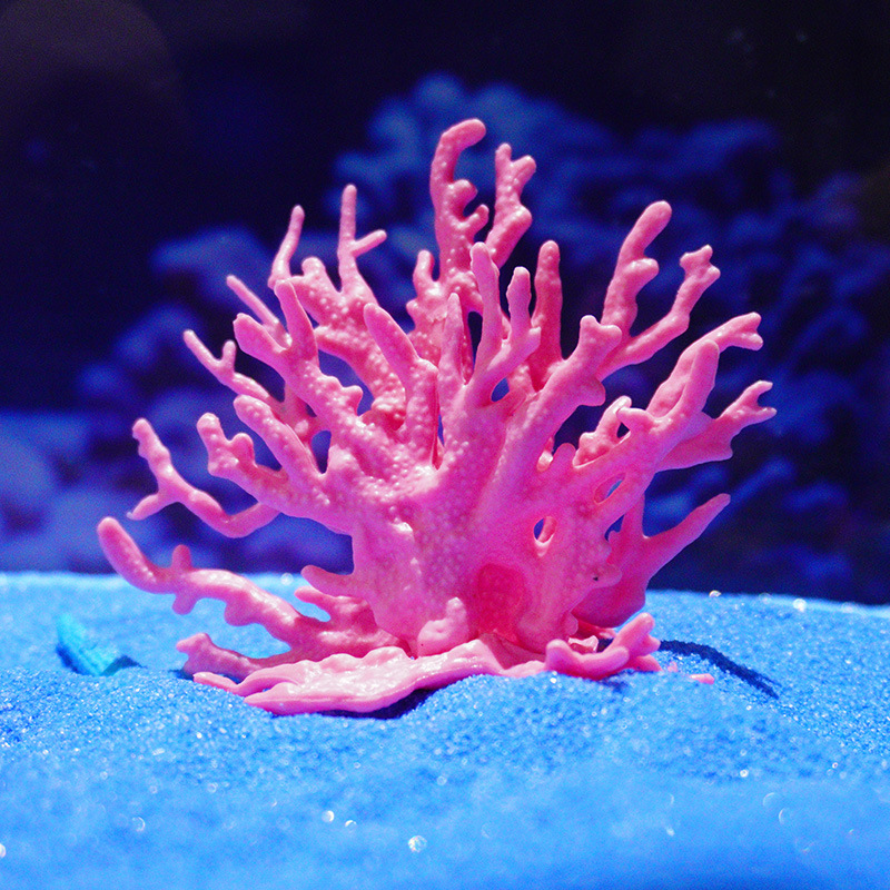 Nuevo pequeño libro rojo simulación coral colorido acuario paisajismo acuario acuario reptil decoración submarina