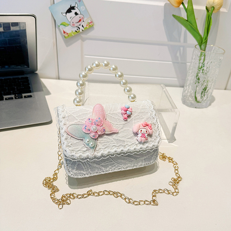 Bolso de mano de moda coreana para niños, bolso de verano para niñas, bolso de estilo de estilo de dibujos animados, bolso de hombro.