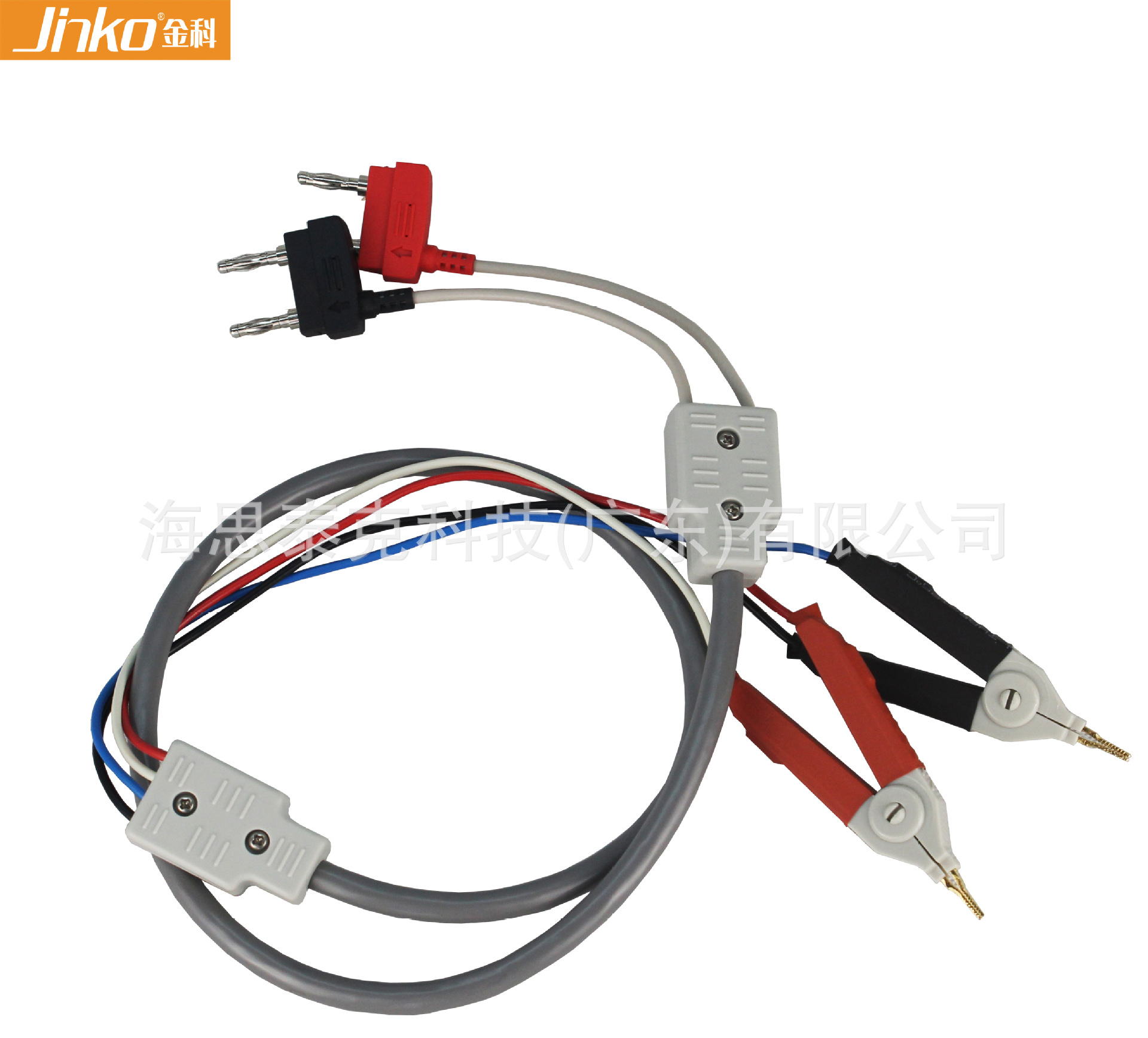 JINKO金科四端测试电缆JK26050S LCR数字电桥测试线适用于JK2516B
