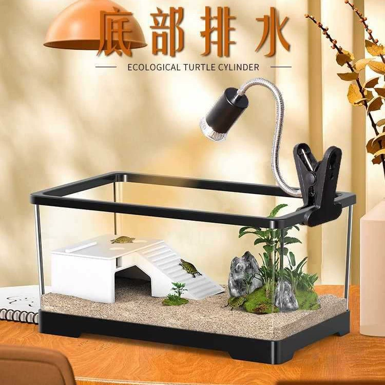 Черепаха резервуар для домашнего ландшафта с фильтрацией циркуляции