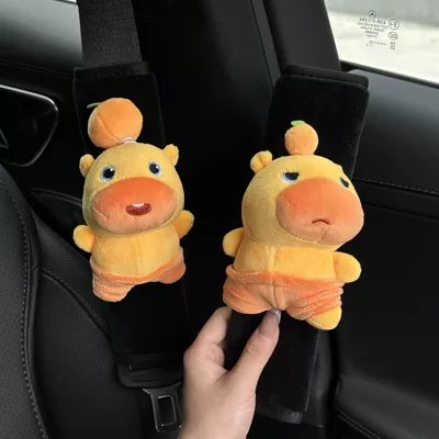 Seat belt shoulder pad: Cover Car Interior Decoration - rotating-lulu-disdainful-lulu