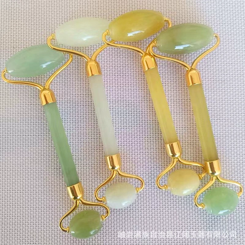 Нефритовый камень контейнер нефритовый роликовый массажер Уход За Лицом Салон красоты высококачественный Клиент Специальный массажный инструмент