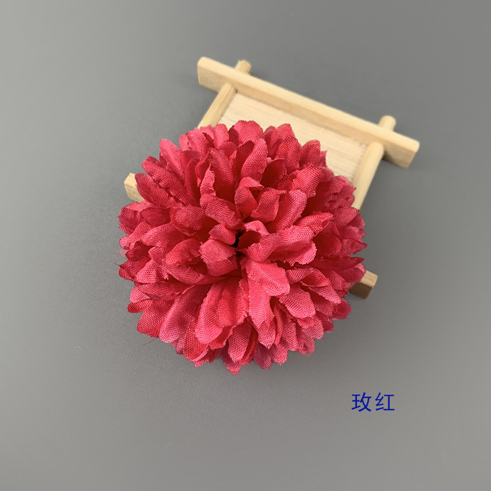Simulación bola de flores de 7cm boda decoración del hogar al por mayor diy ping pong bola de flores falsas flores de seda fotos